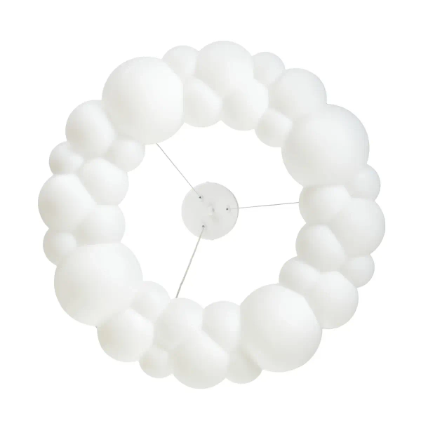 Lampa wisząca dekoracyjna CLOUD ST-DL6123P-50 biała akrylowa LED 32W 4000K do sypialni