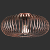 Industrialna LAMPA sufitowa JOHANN 606900162 Trio metalowa OPRAWA druciana klatka miedziana
