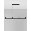 Wisząca lampa do jadalni CORVETA LE45427 LED 17W 3000K czarna