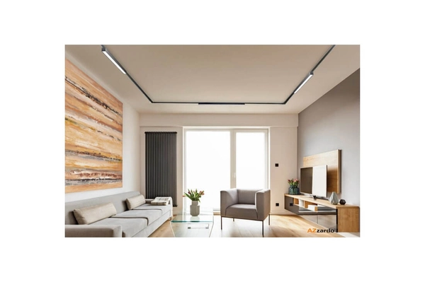 Ledowa lampa do szynoprzewodu magnetycznego Saga AZ4605 12W 4000K czarna