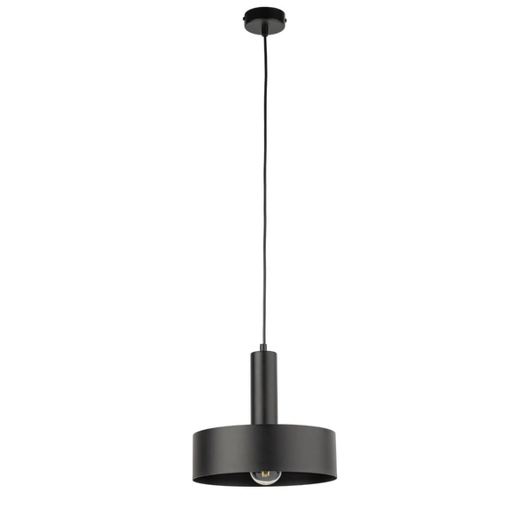 Lampa zwisająca do jadalni Vitrum 40811 Sigma krążek czarna