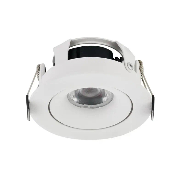 Wpuszczana oprawa ZALON LE-52007 biała okrągła LED 7W 3000K ściemnialna