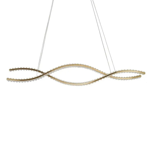 Wisząca lampa do jadalni SPARK AZ6565 LED 96W 3000-4000K ściemnialna złota