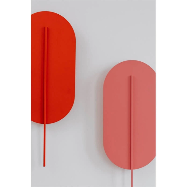 Lampa metalowa ścienna Rokke RKK212120 do jadalni pomarańczowa