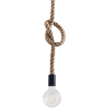 Lampa wisząca na sznurze Rope 321909 Polux LED 12W pojedyncza beżowa