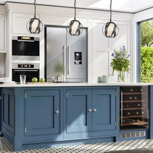 Zewnętrzna lampa wisząca Blacksmith QN-BLACKSMITH-P-OBK IP44 czarny