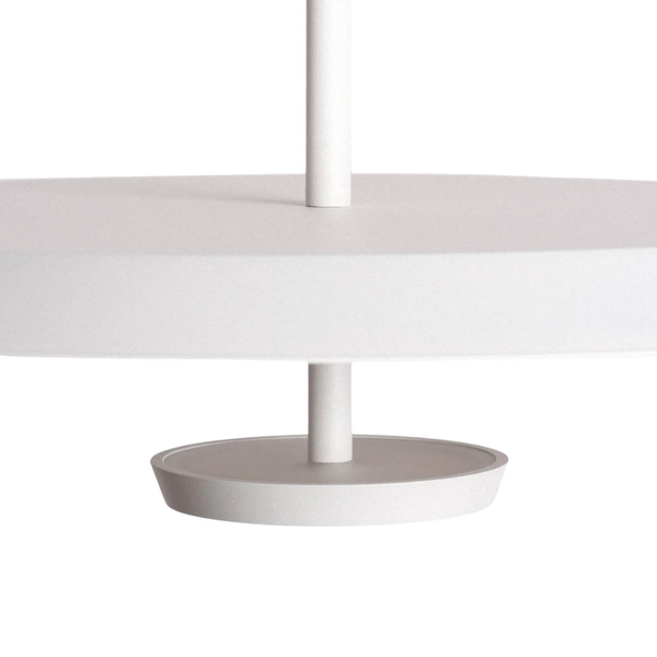 Wisząca okrągła lampa Rotonde ABR-LWO-RTO-10W-B LED 10W 3000K talerz biały