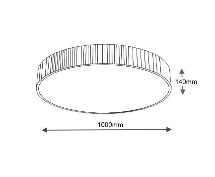 Plafon LAMPA sufitowa BUNGO 1158 Shilo ścienna OPRAWA okrągła KINKIET czarny