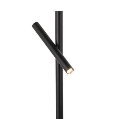 Metalowa lampa stojąca Yabu 7876  Shilo tuba regulowana czarna