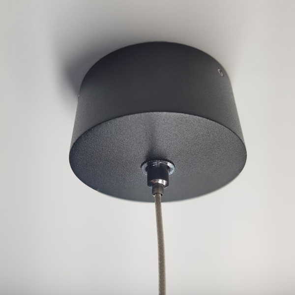 Metalowa lampa wisząca Scop 5012S1203 Elkim LED 1W 4000K podłużna czarna