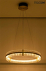 Wisząca lampa Saturnus MSE010100167 z kryształami złota