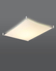LAMPA sufitowa SL.0737 prostokątna OPRAWA plafon materiałowy biały