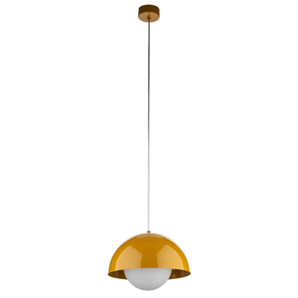 Lampa zwisowa Bono 10275 bubble do gabinetu metalowa biała żółta