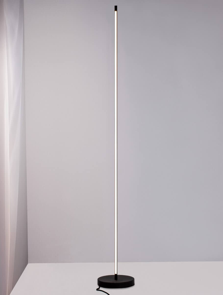 Ledowa lampa podłogowa Cerro do salonu LED 18W 3000K czarna