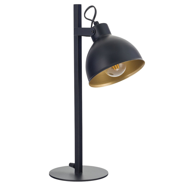 Industrialna lampa stołowa MARS Sigma stojąca czarna