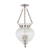 Wisząca lampa łańcuchowa Finsbury Park FP-P-M-POL-NCKL Elstead szklana nikiel