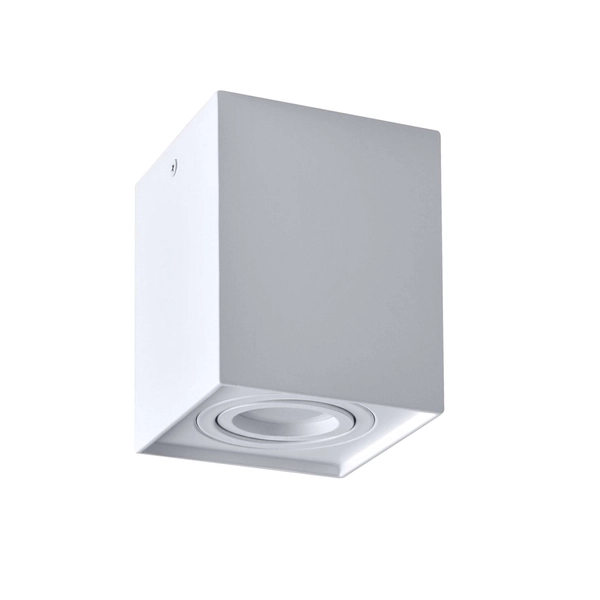 LAMPA sufitowa HADAR Q1 313119 Polux metalowa OPRAWA prostokątny downlight regulowany biały