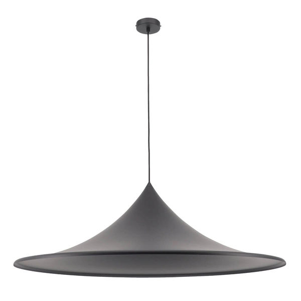 Stożkowa lampa wisząca KELDAN AZ5904 Azzardo salonowa nad wyspę czarna