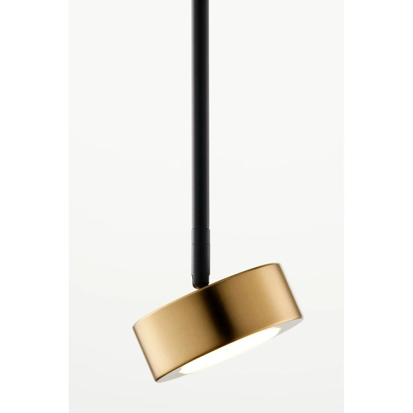 Wisząca lampa czarna złota BAR reflektorek regulowany 1xGx53 nad stół 41641
