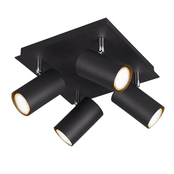 Lampa sufitowa jadalniana VANTOS DL432802430 Trio metalowa czarna