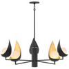 Lampa wisząca QN-REN5 łupiny kule balls złote czarne
