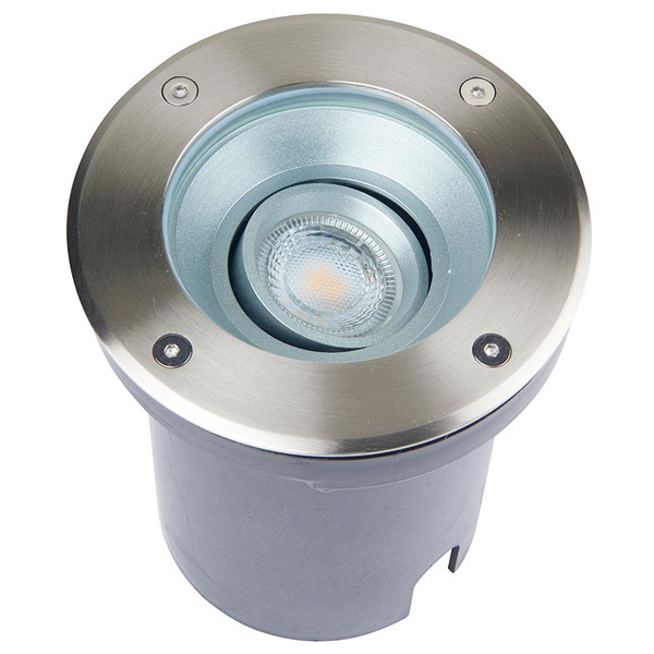 Podtynkowa lampa metalowa Pillar 99550 okrągłe oczko chrom