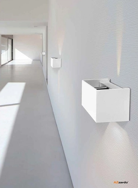 Ścienna lampa ogrodowa Gambino AZ4472 LED 6W 4000K IP54 biała