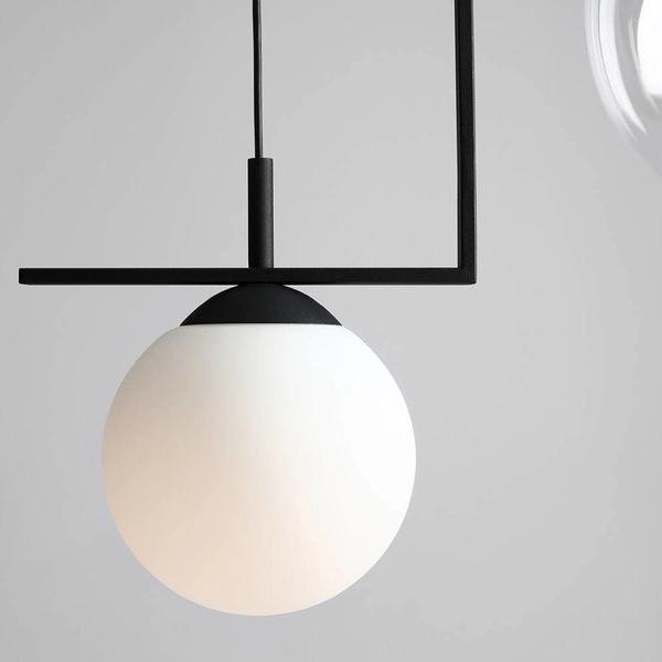 Kulista lampa wisząca Zac 1038H1 szklane kule do jadalni przezroczysty