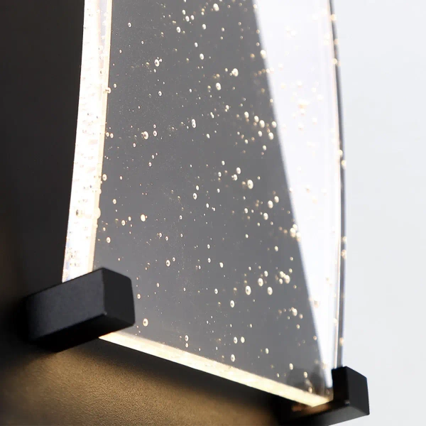 Ścienna lampa na elewację Kabo QN-KABO-S-BK LED 6W 3000K IP44 czarny