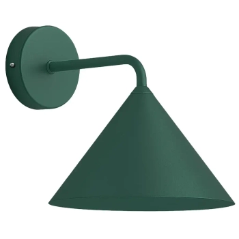 Kinkiet ścienny na wysięgniku Capital MLP2483 stożek zielony