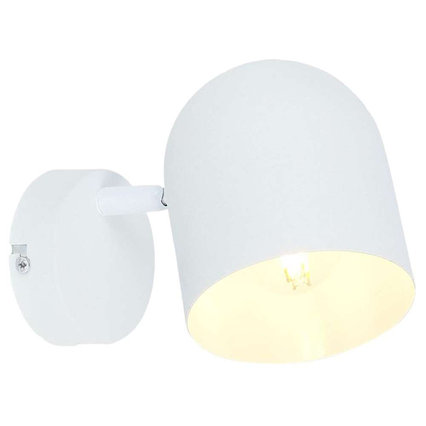 Kinkiet ścienny AZURO 91-63243 regulowana metalowy reflektorek biały