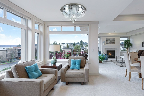 Pałacowa lampa sufitowa DRS7632 8C glamour crystal chrom