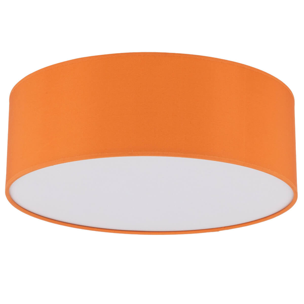 Okrągła lampa nasufitowa Nicola 10153 owalna biała pomarańczowa