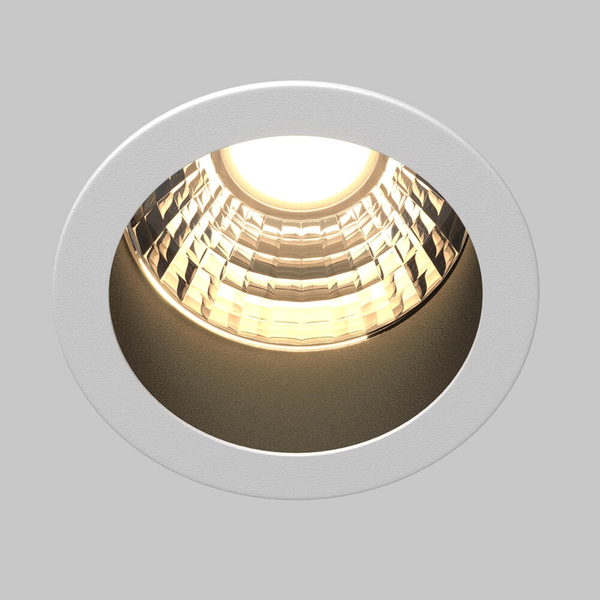 Lampa podtynkowa Minor DL089-9W3K-BW LED 9W 3000K do jadalni czarna biała