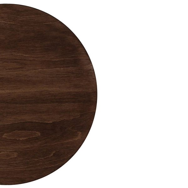 Okrągła lampa naścienna Laura 41094 round koło do holu brązowa