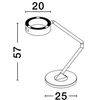 Regulowana lampka biurkowa ALMAY LE44607 LED 23W 3000K dotykowa czarny