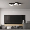 Czarna lampa sufitowa SL.1059 geometryczna do przedpokoju
