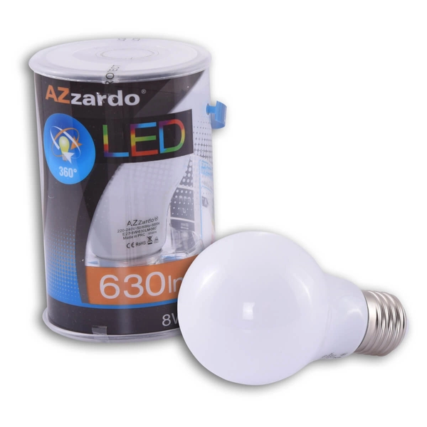 Klasyczna żarówka AZ1638 Azzardo LED E27 8W 3000K dekoracyjna biała