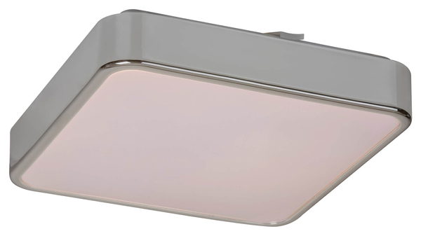 Sufitowa LAMPA plafoniera WOLIMIR 2982 Rabalux metalowa OPRAWA plafon LED RGB 22W 3000K - 6000K kwadratowy IP44 chrom
