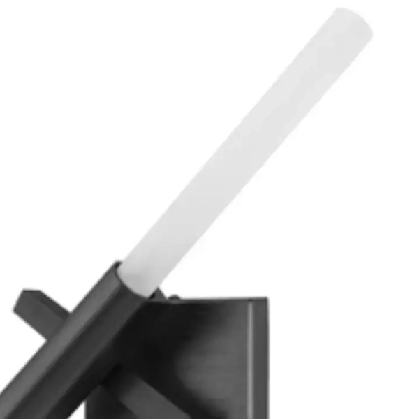 Metalowy kinkiet ścienny Sticks ST-1001-2W Step loft czarny biały