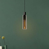 Szklana lampa wisząca Orlando 74404/01/65 loftowa tuba czarna