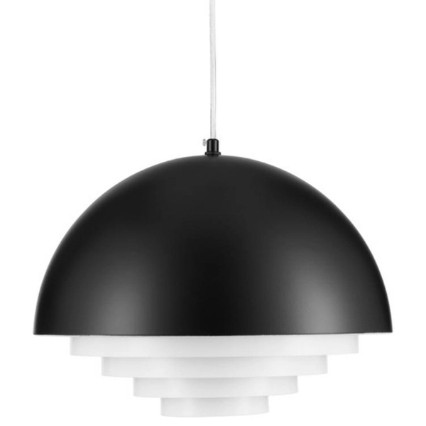 Kopułowa lampa wisząca Diverso ST-10055P black matt Step czarna