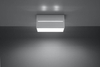 Plafon LAMPA sufitowa SL.0383 natynkowa OPRAWA prostokątna downlight biała