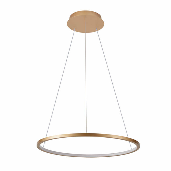 Minimalistyczny zwis Vinola PND-56135B-040RPC-GD-3KS4K Italux LED 24W 3000-4000K złota