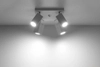 Plafon LAMPA sufitowa SL.0098 metalowa OPRAWA reflektorki białe