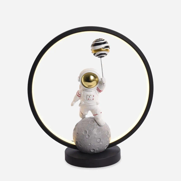 Dziecięca lampka stołowa ASTRONAUTA EX04F307U-1 LED 4W 3000K czarny