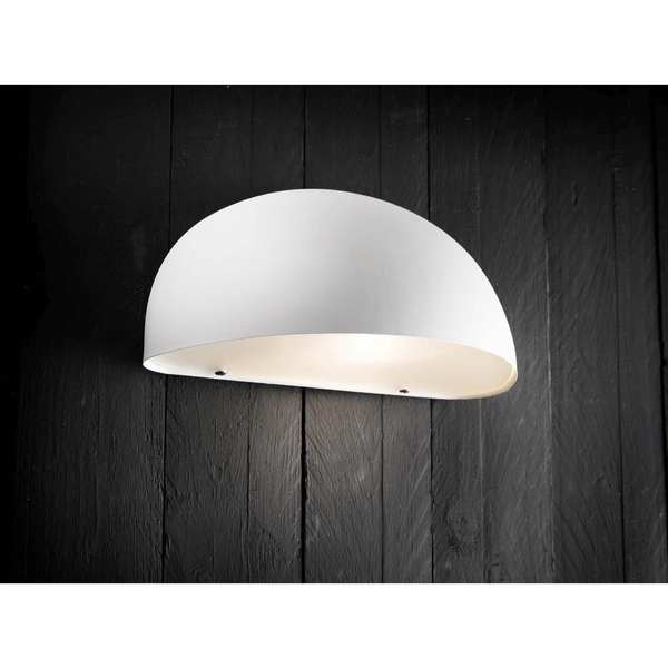 Metalowa lampa elewacyjna SCOR 21751001 IP44 przed dom biały