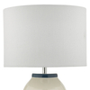 Ceramiczna lampa stołowa Zabe ZAB4223 Dar Lighting w paski niebieska biała