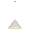 Metalowa lampa zwis CONO 10061 stożkowa nad stół beżowy