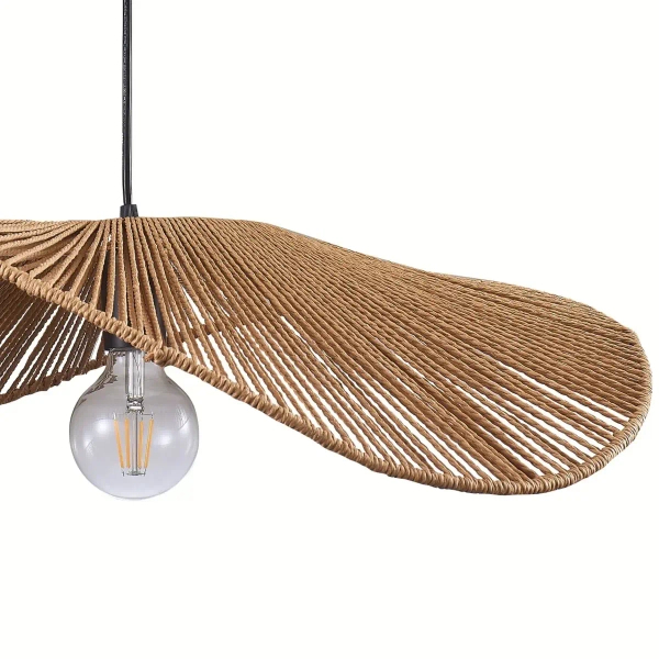Wisząca lampa bambusowa Capri 329127 nad wyspę eco beżowa
